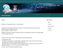 Tablet Screenshot of internet.rymanow.pl