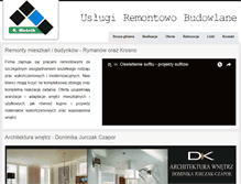 Tablet Screenshot of masnik.rymanow.com